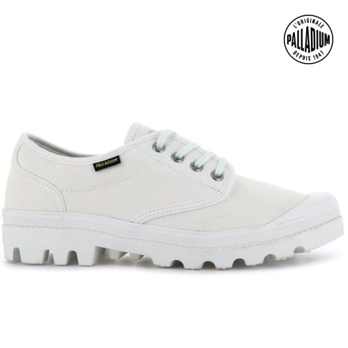 Chaussures Richelieu Palladium Pallabrousse Femme Blanche | FR SVU627D